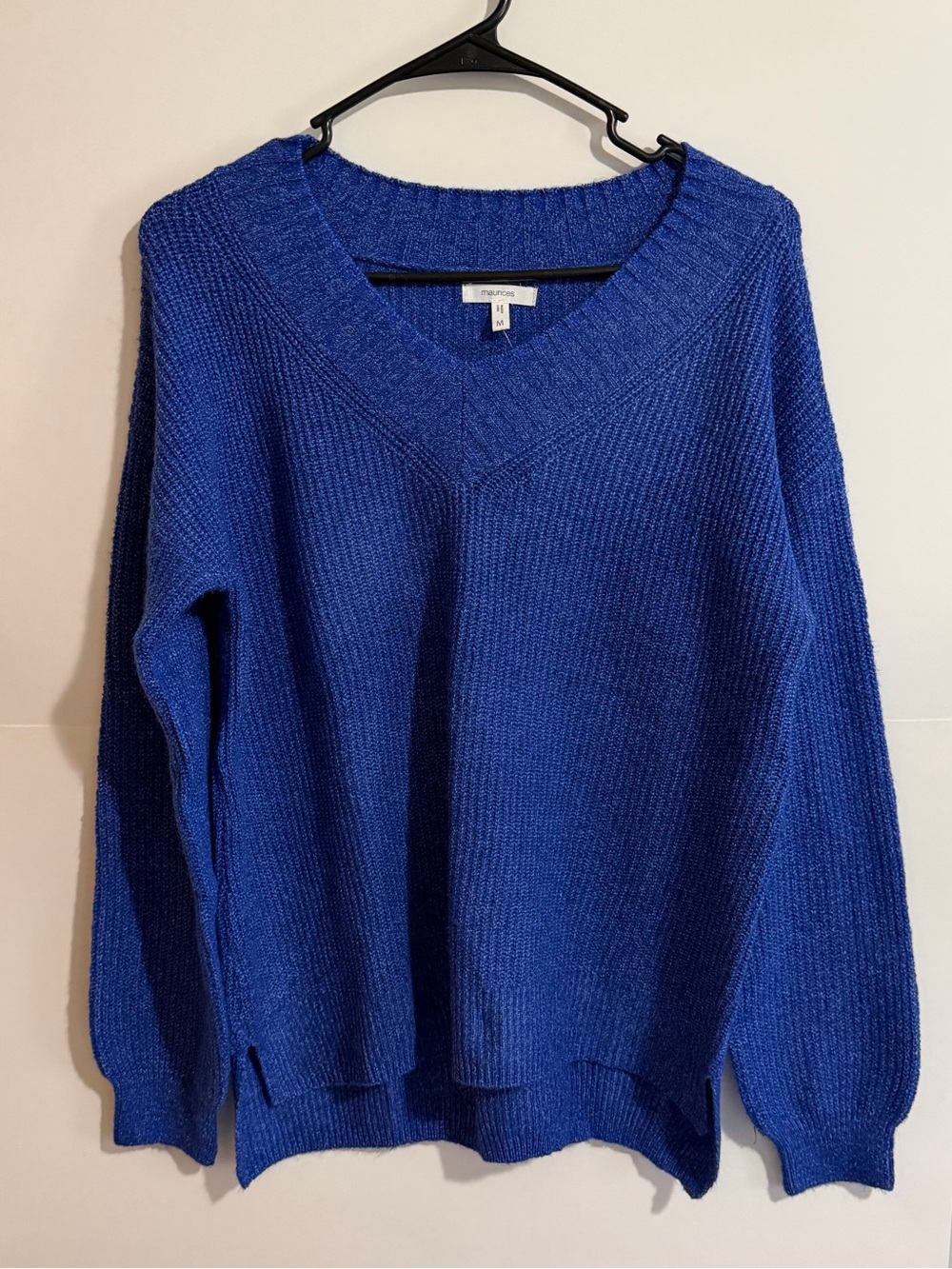 Maurices Royal Blue V-Neck Knit Sweater